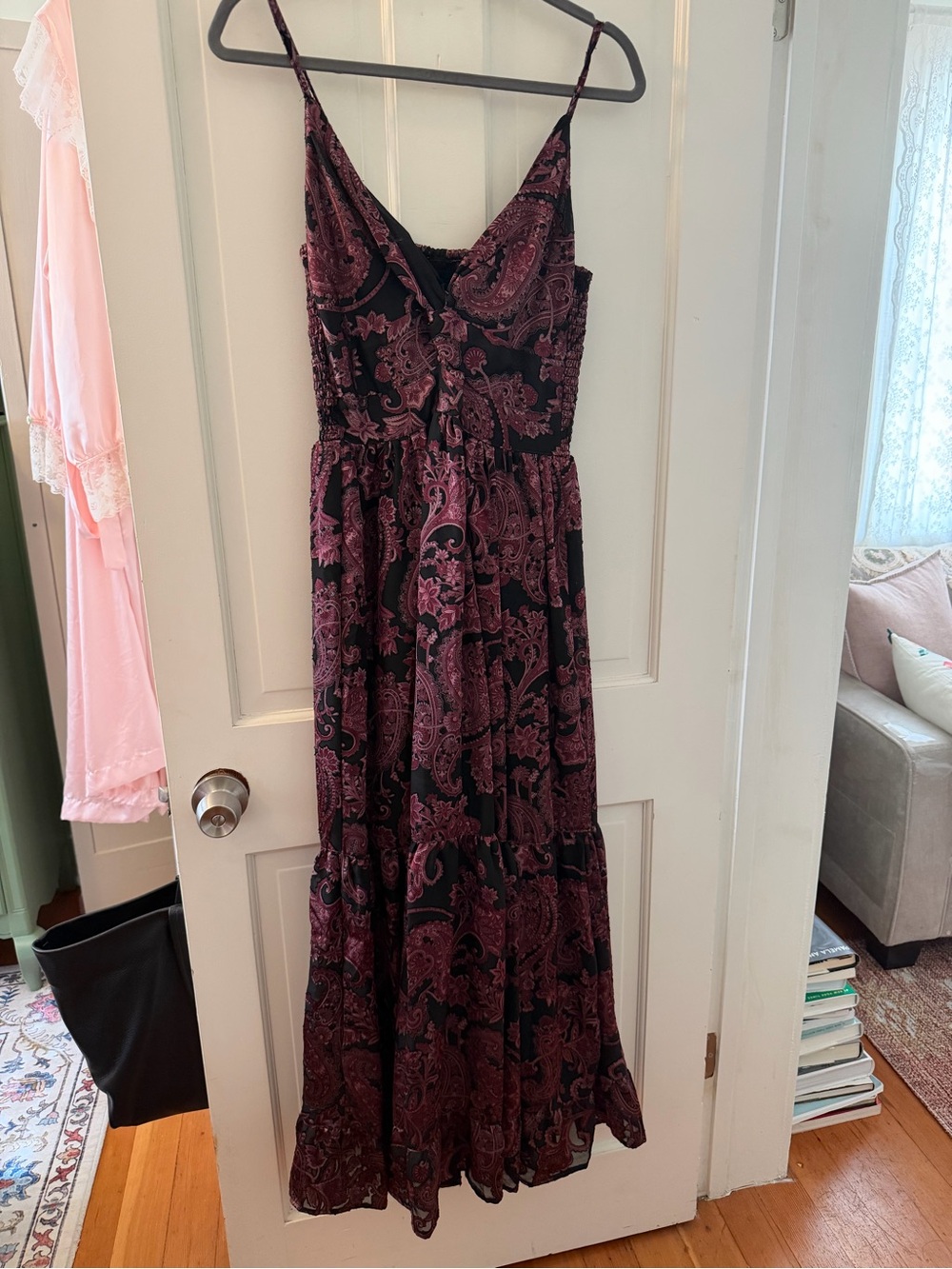 Paisley Tiered Maxi Dress